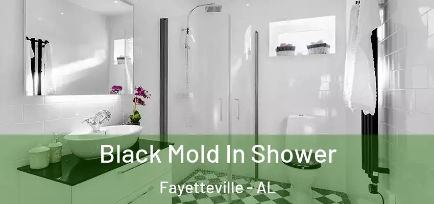  Black Mold In Shower Fayetteville - AL
